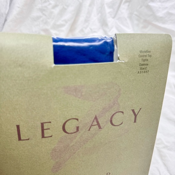 NWT BLUE CONTROL TOP TIGHTS by Legacy color is Cosmos Blue - Picture 9 of 11